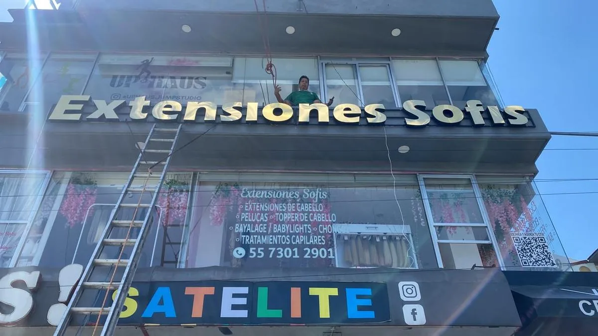 Instalación en fachada