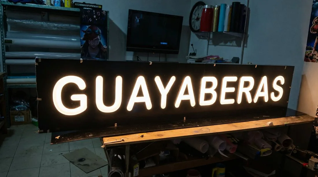Anuncios luminosos — trabajo realizado 1