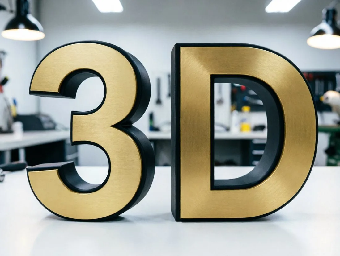 Letras 3D — trabajo realizado 2